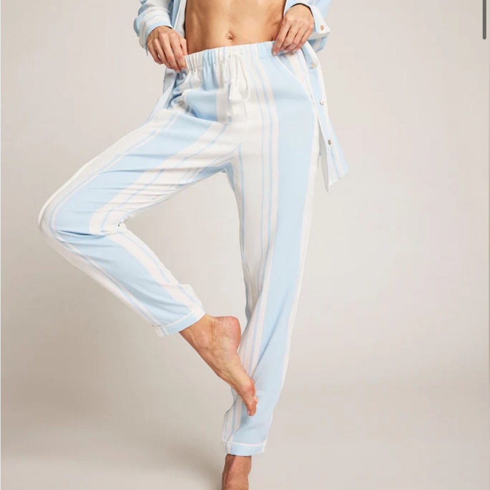 Negative Underwear Supreme Cloud Stripe Jogger and Tank Set